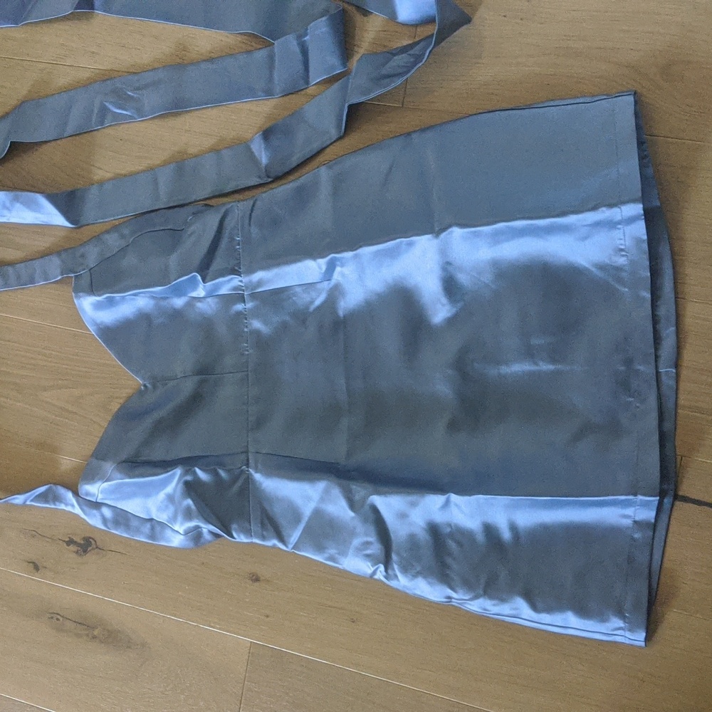 Lulu's Blue Backless Dress Size Large